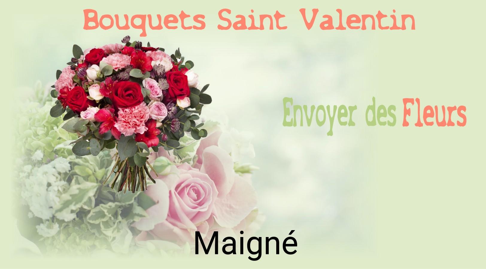 Roses de Saint-Valentin livrées à Maigné